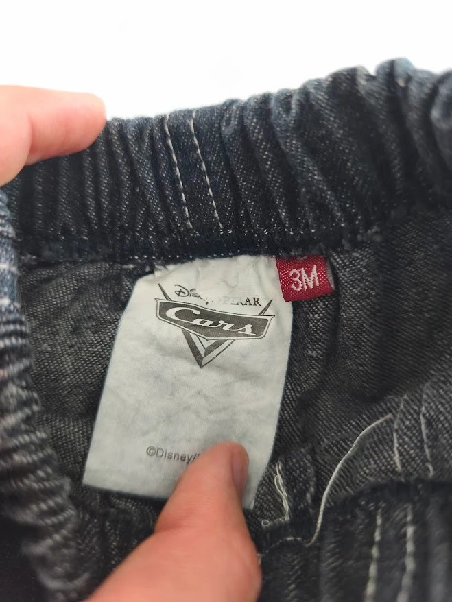 Short em jeans Disney Pixar Cars 3 meses cinza Flash McQueen – photo 2